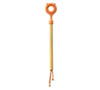 Rascador retráctil de espalda de gato, masajeador facial de gato de mango largo, cabezal de masaje de doble cara, herramienta de aseo suave, juguete de varita para propietarios de interiores, juego