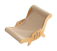 Rascador sofá cama - Función en forma de silla, dispositivo manual externo de 21 pulgadas, componente de mantenimiento de hotel interior resistente a la intemperie, cierre marrón, herramienta de