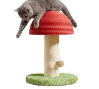Rascador | Torre de Sisal Base Robusta Forma de Champiñón,Rascadores Verticales para Gatos - Estimulación Mental Ejercicio Físico del Aburrimiento Hogar Apartamento Interior Exterior Cumpleaños