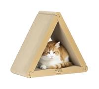 Rascador Triangular Plegable para Gatos con 6 Caras de Rascado - Cartón Corrugado y Tablero de Fibra 4 cm, Compacto, Ligero y Duradero | Althea Living