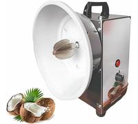 Rascador vertical de coco, procesamiento de coco de alta eficiencia, 3 velocidades ajustables, 35 kg/h, con cubierta antipolvo de hoja, para extracción de escamas y leche