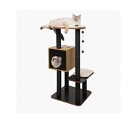 Rascador Vesper High Base para Gatos Catit - Negro