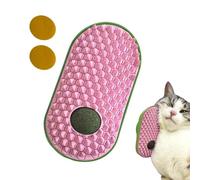 Rascadores de Esquina para Gatos de Interior, autopeluquero para Gatos de Interior | Rascador de Pared con Cepillo de Aseo | Cepillo de Pared para Gatos con peines de Masaje, rascador de