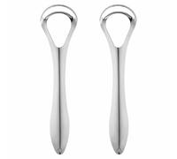 Rascadores de lengua para adultos con revestimiento grueso de lengua, raspador de lengua mental con diseño de doble cabezal de raspado para una limpieza profunda, mal aliento desaparecido, ayuda a