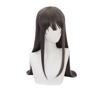 Rascal Does Not Dream of Bunny Girl Senpai Sakurajima Mai Cosplay Wig Long Dark Grey