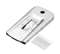 Rascavidrio - fabricado en acero inoxidable, cuchilla de 39mm, perfil engomado, ideal para vitrocerámicas y todo tipo de cristales.