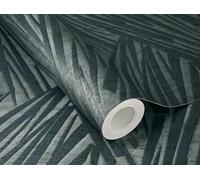 Rasch 608359 - Papel pintado (fieltro, efecto 3D, efecto hormigón), color azul