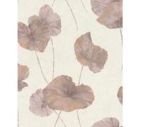 Rasch A.S. Création 458237 - Papel pintado (fieltro, 10,05 x 0,53 m), diseño floral, color rojo