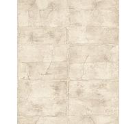 Rasch A.S. Création 520132 Concrete - Papel pintado (fieltro, 10,05 x 0,53 m), diseño de piedra