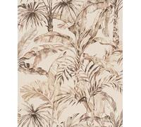 Rasch A.S. Création Florentine III 485233 - Papel pintado no tejido, 10,05 m x 0,53 m, color marrón y crema