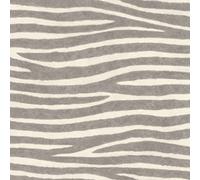 Rasch Papel pintado 751734 con estampado de cebra en gris y blanco, diseño de animales de la colección African Queen III