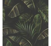 Rasch Home style 286588 - Papel pintado de papel pintado con grandes hojas de palma en color verde, 10,05 m x 0,53 m