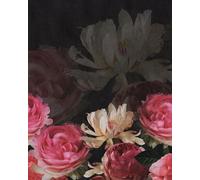 Rasch Magicwalls 363470 - Papel pintado fotográfico sobre fieltro con flores en rosa, crema y negro de la colección Magicwalls - 2,65 m x 2,12 m (largo x ancho)