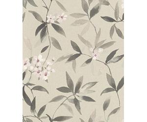 Rasch P+S International Poetry 424928 - Papel pintado no tejido (10,05 m x 0,53 m), color beige