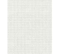 Rasch Papel pintado 102123 - Papel pintado blanco con diseño de pata de gallo; Pepita; para pintar - 10,05 m x 0,53 x