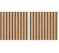 Rasch Papel pintado 278408 -con aspecto de madera, paneles de madera 3D en aspecto moderno Skandi (10,05 x 0,53 m) (Paquete de 2)