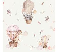 Rasch Papel pintado 300529 - Papel pintado para habitación infantil, 10,05 m, 0,53 m (largo x ancho), color rosa