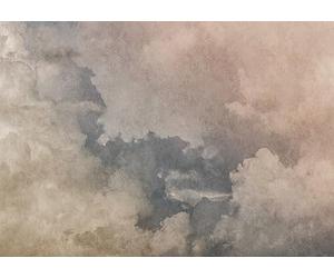 Rasch Papel pintado 363166 - Papel pintado fotográfico sobre fieltro con nubes y cielo en blanco y azul - 3,00 m x 4,24 m (largo x ancho)
