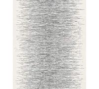 Rasch Papel pintado 413809 - Papel pintado blanco no tejido 3D con líneas finas en plata metálica y gris - 10,05 m x 53 cm (largo x ancho)