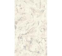 Rasch Papel pintado 514636 - Papel pintado no tejido con aspecto de piedra en blanco y beige de la colección Symphony - 10,05 m x 0,53 m (largo x ancho)