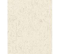Rasch Papel pintado 538311 - Papel pintado no tejido dorado con aspecto de corcho en diseño industrial de la colección Curiosity - 10,05 m x 0,53 m (largo x ancho x alto)