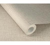 Rasch Papel pintado 653724 - Papel pintado no tejido claro con estructura textil y aspecto de lino en Greige de la colección Welcome Home