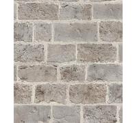 Rasch Papel pintado 865714 con aspecto de piedra, color gris, de la colección Symphony, 10,05 m x 0,53 m (largo x ancho)