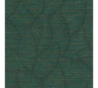 Rasch Papel pintado 866827 - Papel pintado no tejido con hojas en verde oscuro de la colección Symphony - 10,05 m x 0,53 m (largo x ancho)