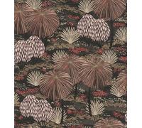 Rasch Papel pintado 868616 - Papel pintado no tejido con arbustos y árboles en blanco, lila, beige, rojo, verde y gris oscuro, de la colección Symphony, 10,05 m x 0,53 m (largo x ancho)
