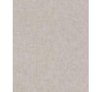Rasch Papel pintado de fieltro con aspecto de yeso, papel pintado de vinilo metálico liso en gris para un ambiente urbano, resistente y lavable, 10,05 m x 0,53 m