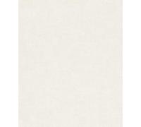 Rasch Papel pintado no tejido de yeso - Moderno papel pintado de vinilo en color blanco para un ambiente moderno - resistente y lavable - 10,05 m x 0,53 m