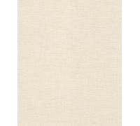 Rasch Papel pintado no tejido, diseño de trazos - Papel pintado de vinilo con textura en color beige para un ambiente vibrante - Resistente y lavable - 10,05 m x 0,53 m