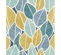 Rasch paperhangings Papel pintado (10,05 m x 0,53 m), color azul