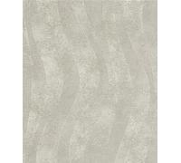 Rasch Tapeten 315813 - Papel pintado no tejido con ondas en color crema, marrón y gris de la colección Color your life - 10,05 m x 0,53 m (largo x ancho)