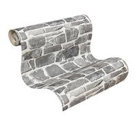 Rasch Tapeten - Papel pintado colección piedras y fino, gris, 265620