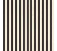 Rasch Tesa Lenny Papel pintado autoadhesivo a rayas, papel pintado no tejido, rayas en blanco y negro, texturizado, sin pegamento, reutilizable, sin dejar residuos, extraíble, 6,00 m x 0,53 m