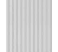 Rasch Trianon XIII 515343 Classic-Chic - Papel pintado no tejido (10,05 m x 0,53 m), color blanco y plateado