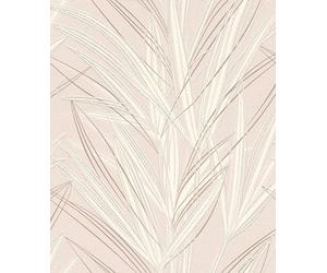 Rasch Welcome Home 654028 - Papel pintado no tejido con plantas y hierbas en color rosa