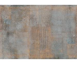 Rasch WTD 364194 - Papel pintado fotográfico sobre fieltro (3 x 4,24 m, aspecto metálico, aspecto oxidado), color gris y marrón