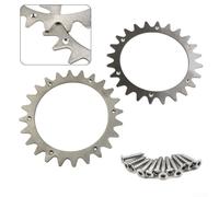 Rasenroboter - Juego de 2 tacos de acero inoxidable para modelos S o M S300, tacos de tracción y estabilidad mejorados, 205 x 2 mm, 2 unidades con tornillos para césped inclinado
