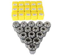 raseparter ER25 - Juego de pinzas de resorte ER25, juego de pinzas de máquina de enrutador, rango de agarre: 2 mm a 16 mm para grabado de torno CNC y herramienta de fresado y portabrocas de sujeción