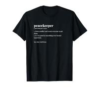 Rasgo del Diccionario de Mantenimiento de la Paz Mediador Divertido Camiseta