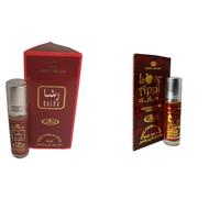 Rasha & Love Apple Concentrated Perfume Oil Pack of 2 | Long-Lasting Alcohol-Free Attar | 6ml Roll-On for Men & Women