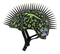 Raskullz Fit System T-Rex Bonez Mohawk - Casco para niño, Talla única, 48-52 cm, Unisex, 48-52 cm
