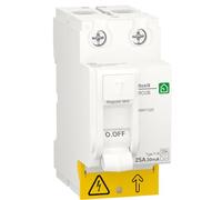 Rasmacor | Diferencial R9R71225 | Interruptor Diferencial Superinmunizado 2P 25A 30MA -F-SI | Resi 9 - RCCB | 230V - Type F SI - 50/60 Hz | 81x36x73mm