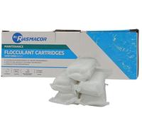 RASMACOR | Floculante en Cartuchos para Piscina 11390 | Sirve para Piscinas de flitro de Vidrio y de Arena | Clarificante para Aguas turbias | Agua cristalina (Pack 3 saquitos (3x125g))