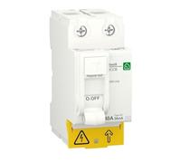 RASMACOR | Interruptor Diferencial 2P 40A 30MA | R9R51240 | RESI9 | Tipo AC | Sensibidad 30ma | Frecuencia 50/60HZ | Norma EN/IEC 61008-2-1 CE 2 Polos 40 Amperes
