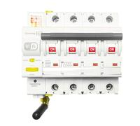 RASMACOR - Interruptor Magnetotermico WiFi - Rearmable 4P 32A Curva C 6kA - Termico Inteligente con Control Remoto - Compatible con App Tuya Smart - Domotica - 4 Polos 32A