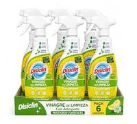 RASMACOR Spray Vinagre de Limpieza Multiusos Disclin 750 ml | Pack 6 Unidades | Limpiador para Hogar, Cocina, Baño y Superficies Lavables