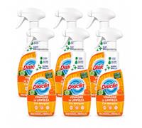 RASMACOR Spray Vinagre de Limpieza Naranja Multiusos Disclin 750 ml | Pack 6 Unidades | Limpiador para Hogar, Cocina, Baño y Superficies Lavables